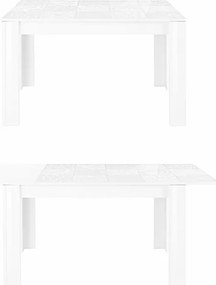 ARIA fehér étkezőasztal