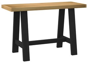 íróasztal NOAIN A alakú lábak 120x50x75 cm tömör fa fenyőfa