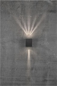 NORDLUX 49711003 CANTO Modern Kültéri Fali Lámpa Fekete LED IP44