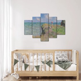 Kép - Claude Monet, Cliff Walk at Pourville, reprodukciók (150x105 cm)