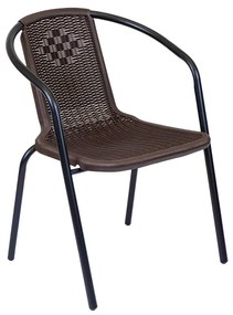 Napoli kerti szék barna