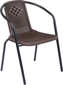 Napoli kerti szék barna