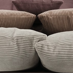 Extra tágas kanapé, lila, őreg rózsaszín, bézs színű, GILEN BIG SOFA