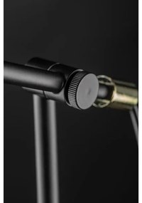 Lámpa Asztali SELVIA II, 5570, max.250V, 50/60Hz, 1*E14, max.25 W, átmérő 10 cm, IP20, fekete/arany