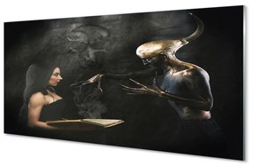 Akrilkép Nő sötét alak 100x50 cm