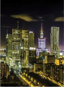 Fotótapéta Éjszakai városkép urban vinyl 184x254 +ragasztó
