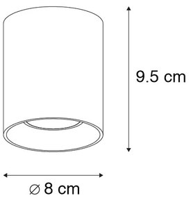 Spotlámpa arany - Tubo