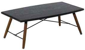 Fekete fém dohányzóasztal 60x109,5 cm Oslo – Ixia