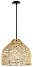 Immax 08264L - Csillár zsinóron PELO 1xE27/40W/230V átm. 40 cm rattan