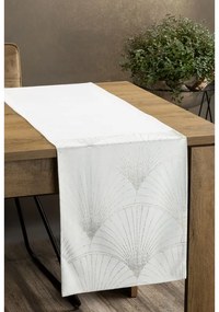 Blink14 bársony asztali futó Fehér 35x180 cm