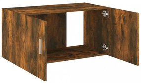 füstös tölgy színű szerelt fa faliszekrény 80 x 39 x 40 cm