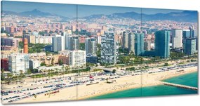 Festmények 120x60 Barcelona Panoráma