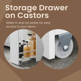 ZURI fehér szekrény