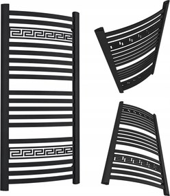 Greek Fürdőszobás Radiátor 1350/570 Fekete Matt