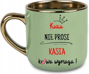 Elegáns bögre Kasia nem kér Kasia tyúkok kell megvitatni 400 ZöldD
