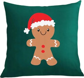 Karácsonyi párna párnahuzat Mézeskalács