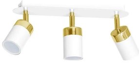 JOKER spotlámpa 3xGU10/25W/230V fehér/arany