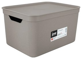 Műanyag tárolódoboz fedéllel Deco - Rotho