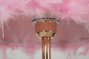 Asztali lámpa tarty pink ø 25x54cm