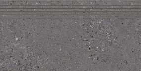 Fineza Breccia Lépcsőlap sötétszürke 30x60 cm matt SCBRECCIA36DGR