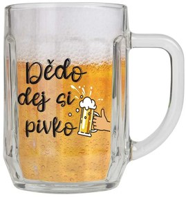 Bohemia Gifts Ajándék söröskorsó - Nagypapának,500 ml