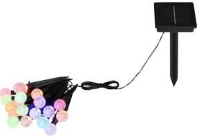 Globo 36352-20 - LED RGB Napelemes lánc 20xLED/0,06W/3V 770 cm IP44