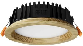 APLED - LED Lámpa RONDO WOODLINE LED/6W/230V 4000K átm. 15 cm fenyő tömör fa