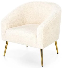 Grifon fotel krém, arany