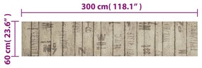 mosható kerítésmintás bársony konyhaszőnyeg 60 x 300 cm