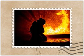 Poszterek 60x40 Tűzoltó művelet