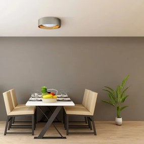 LED Mennyezeti lámpa TULUZA LED/18W/230V á. 32 cm barna