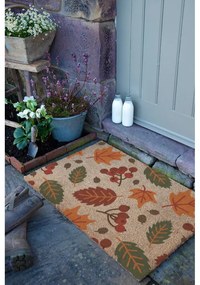 Kókuszrost lábtörlő 40x60 cm Autumn Leaves – Artsy Doormats