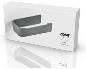 Szürke fali fém WC-papír tartó Ume – Zone