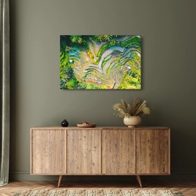 A rizsföldek képe madártávlatból (90x60 cm)