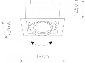 Mennyezetbe Építhető Lámpa Fehér Downlight