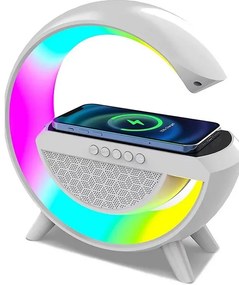 Zaparkorun Bluetooth hangszóró LED lámpával és vezeték nélküli töltővel - BT-2301