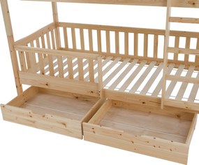 Montessori emeletes ágy, természetes, VENITA TYP 2