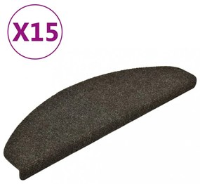 15 db antracit tűlyukasztott öntapadó lépcsővédő 65 x 21 x 4 cm