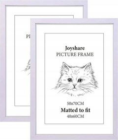 Keret 50x70 Fehér 2 db-os plexi Mdf szett matrac 39x59 Függőleges/Szint