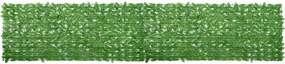 vidaXL zöld leveles erkélyparaván 500 x 100 cm