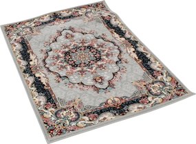 Perzsa szőnyeg szürke Tabriz 80x120 minőségi akril szőnyeg