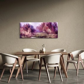Kép - Őszi tájképfestés (120x50 cm)