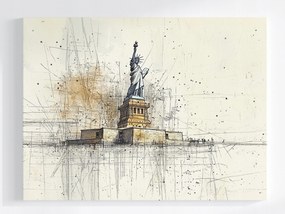 Vászonkép Canvas Szabadság Szobor New York Usa 100x75