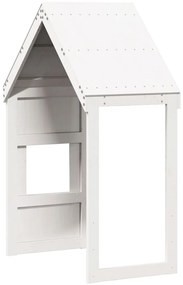 fehér tömör fenyőfa gyerekágytető 55 x 84 x 132 cm