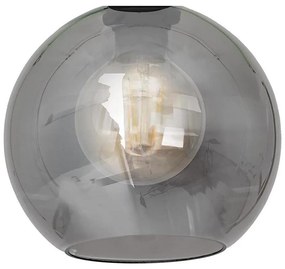 Univerzális SOFIA E27 pótüveg, 20 cm átmérő, füstös fekete