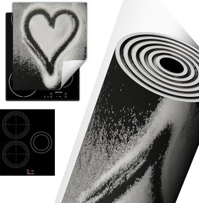 Tűzhelyvédő Szőnyeg Asztali Dekoráció 45x52 szív