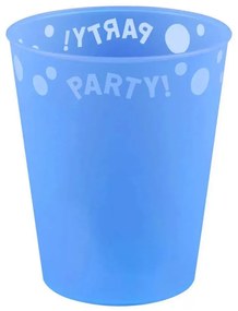 Blue, Kék micro prémium műanyag pohár 250 ml