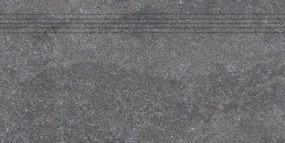 Lépcső Rako Kaamos fekete 30x60 cm matt DCPSE588.1