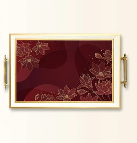 Üveg tálca, 38×24 cm – TPB9765