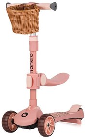Lionelo - Gyermek roller 2in1 FRANKY rózsaszín 5903771707756